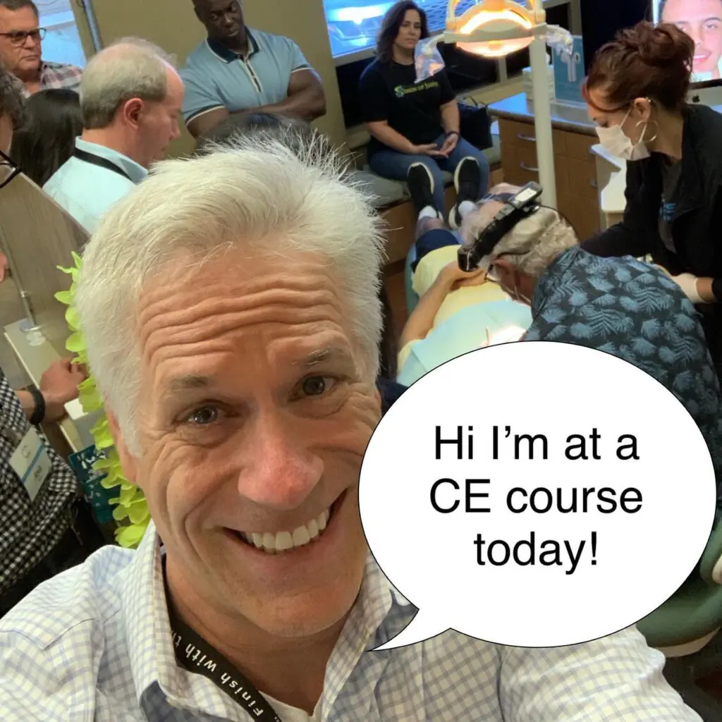 Dr. Roeder at a continuing education course