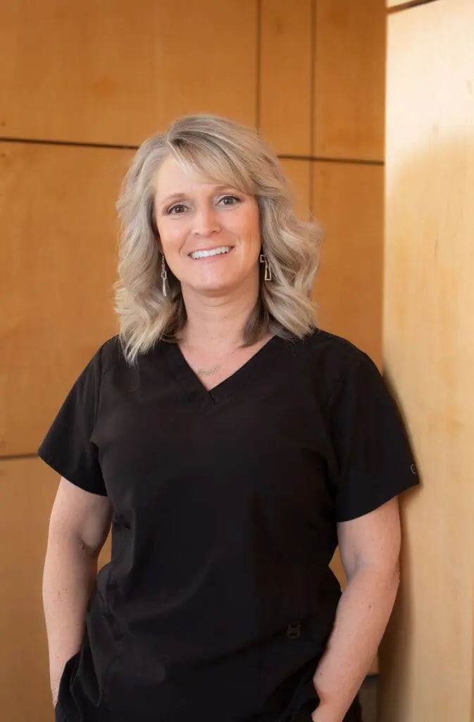 a shot of Heather from Dr. Roeder's office